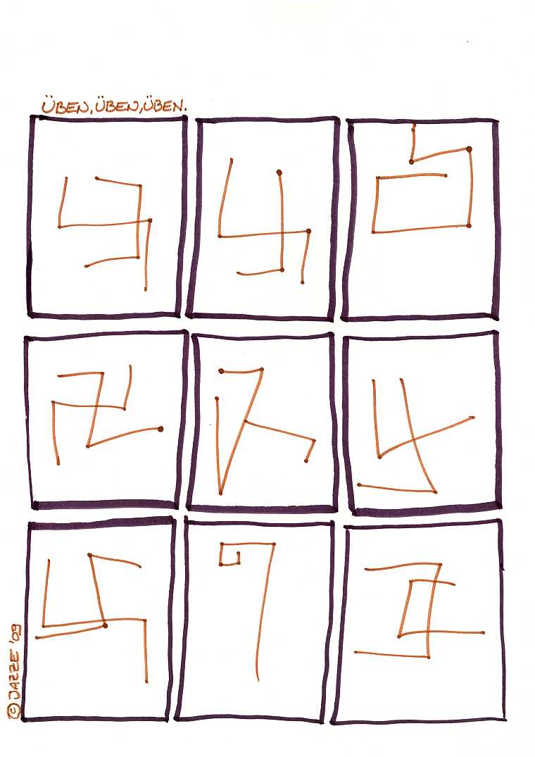 Jazzes Urlaubs-Skizzenbuch (1-8)